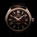Grand Seiko Spring Drive 5 Days SLGA008 Rose Gold with Annual Growth Tree Rings Dial