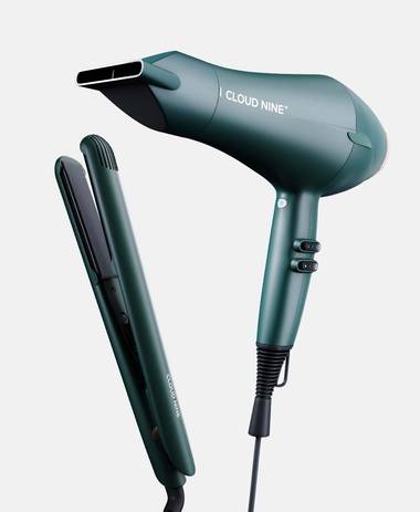 The Evergreen Collection Touch Iron and Airshot Styling Set