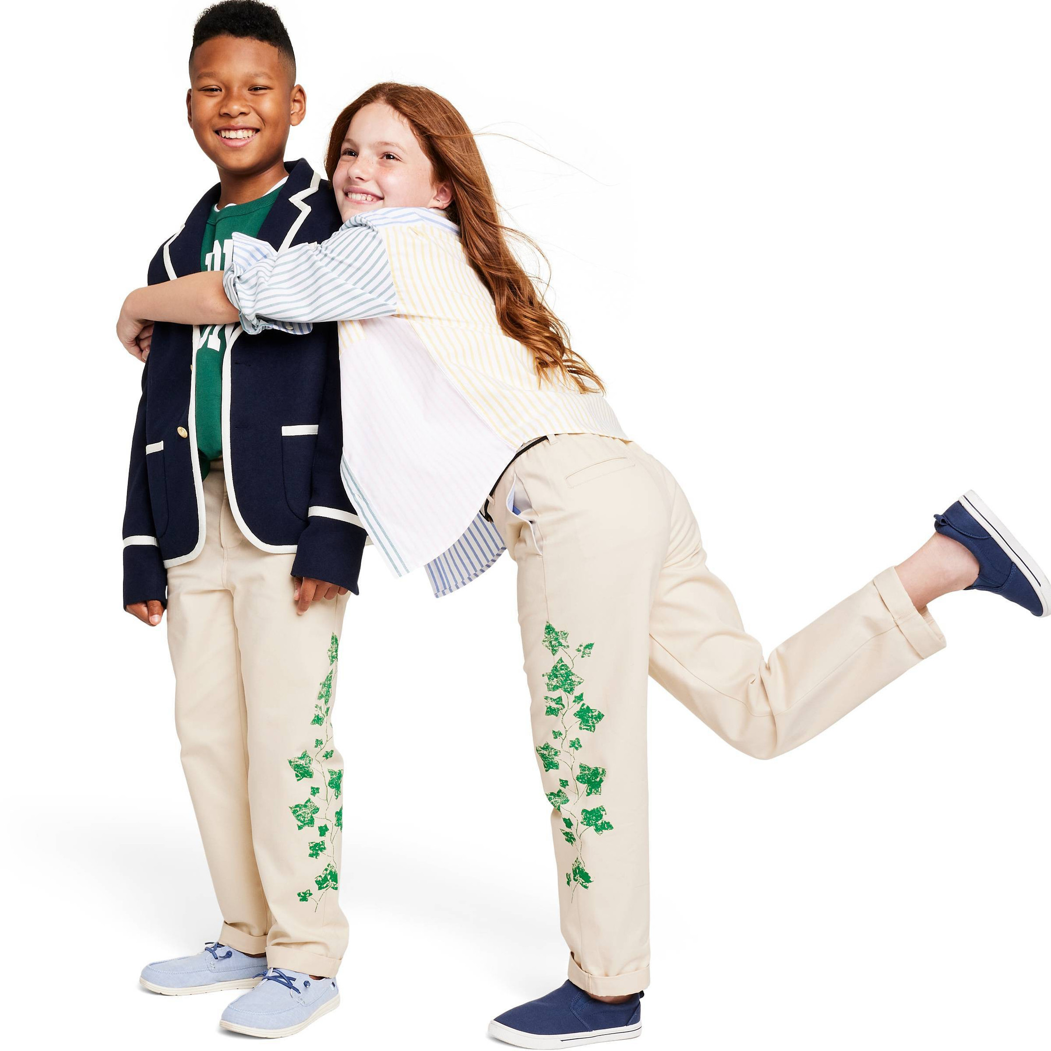 Kids' Ivy Print Straight Chino Pants - Rowing Blazers x Target