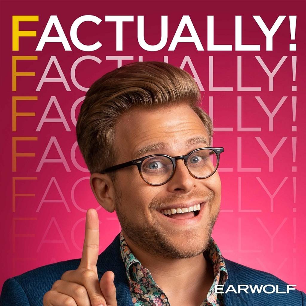 Factually! with Adam Conover Podcast banner