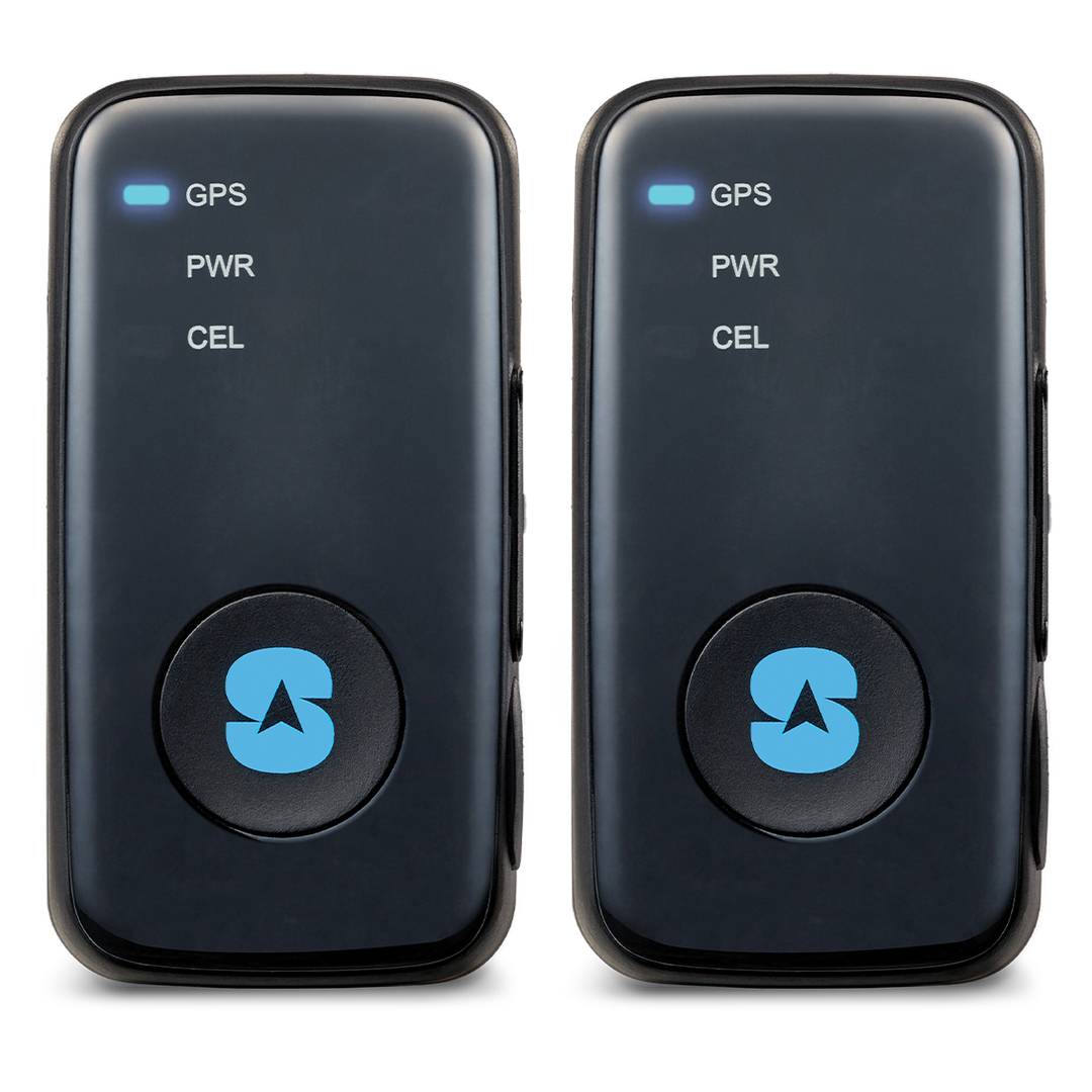 Mini GPS Tracker - 2 Pack + 1 Year Subscription