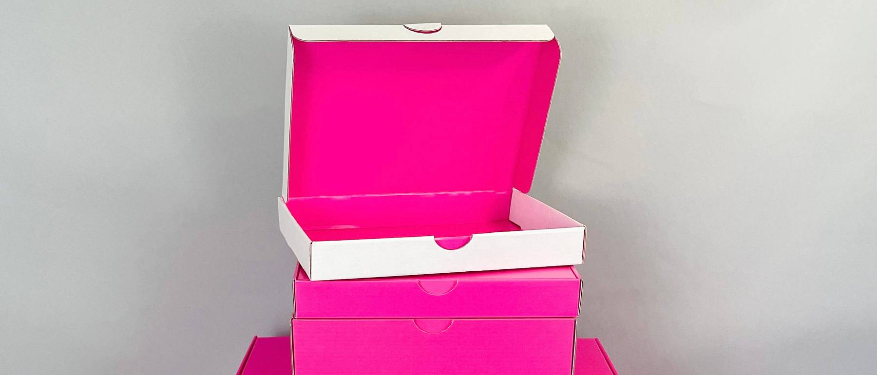 Fuchsia Pink Postal Boxes