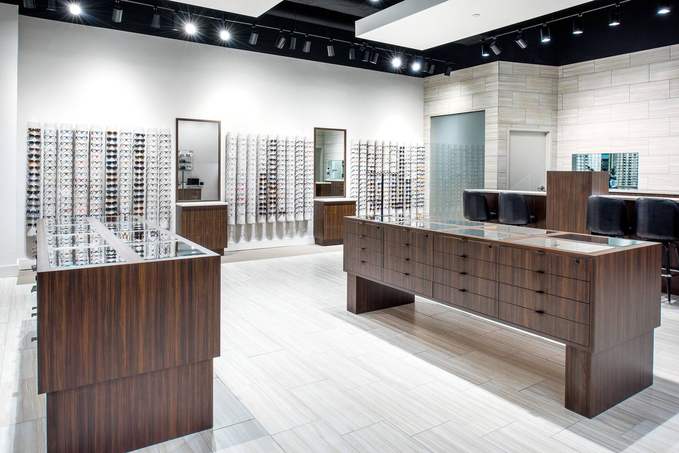 Salle Opticians store interior