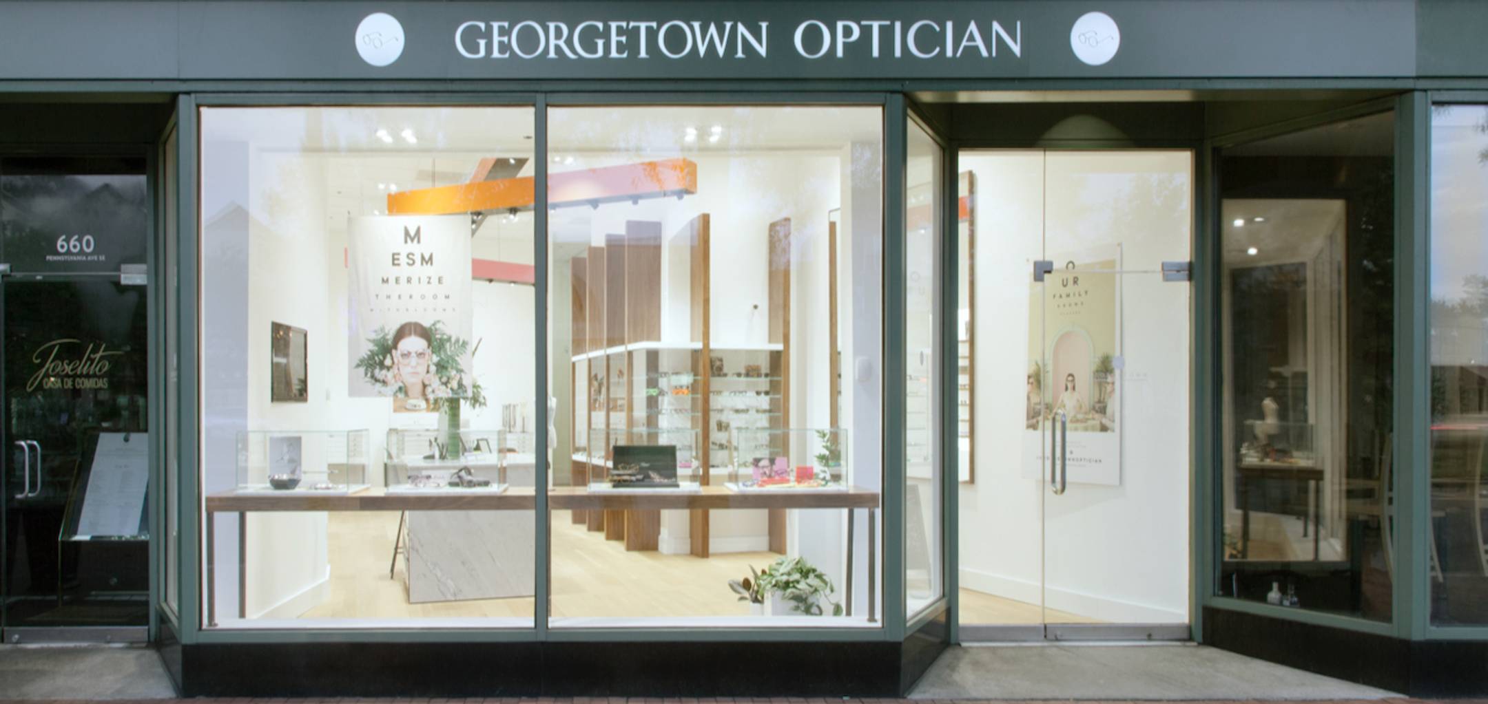 Georgetown Optician store front