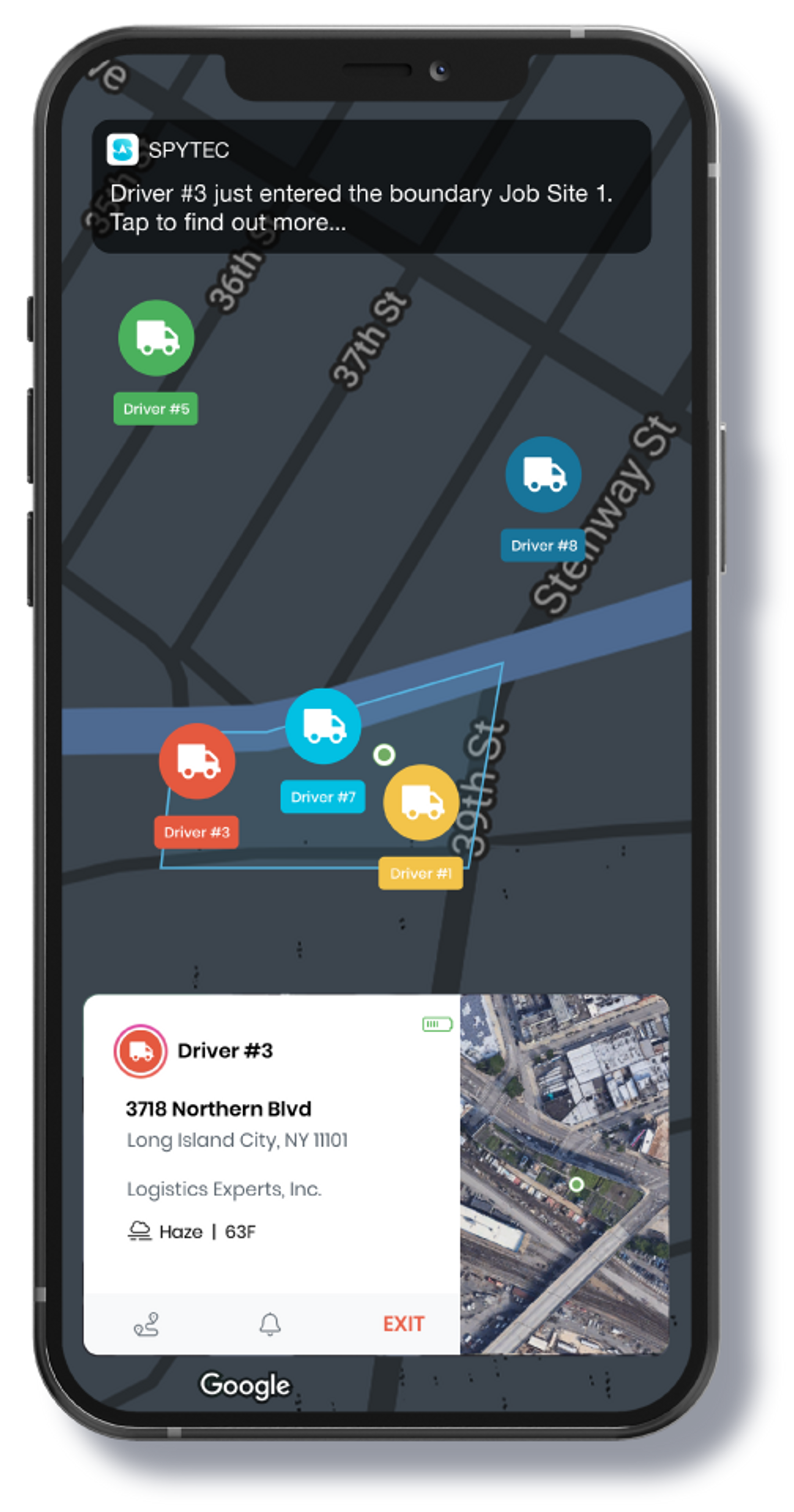 The Spytec GPS Tracking App