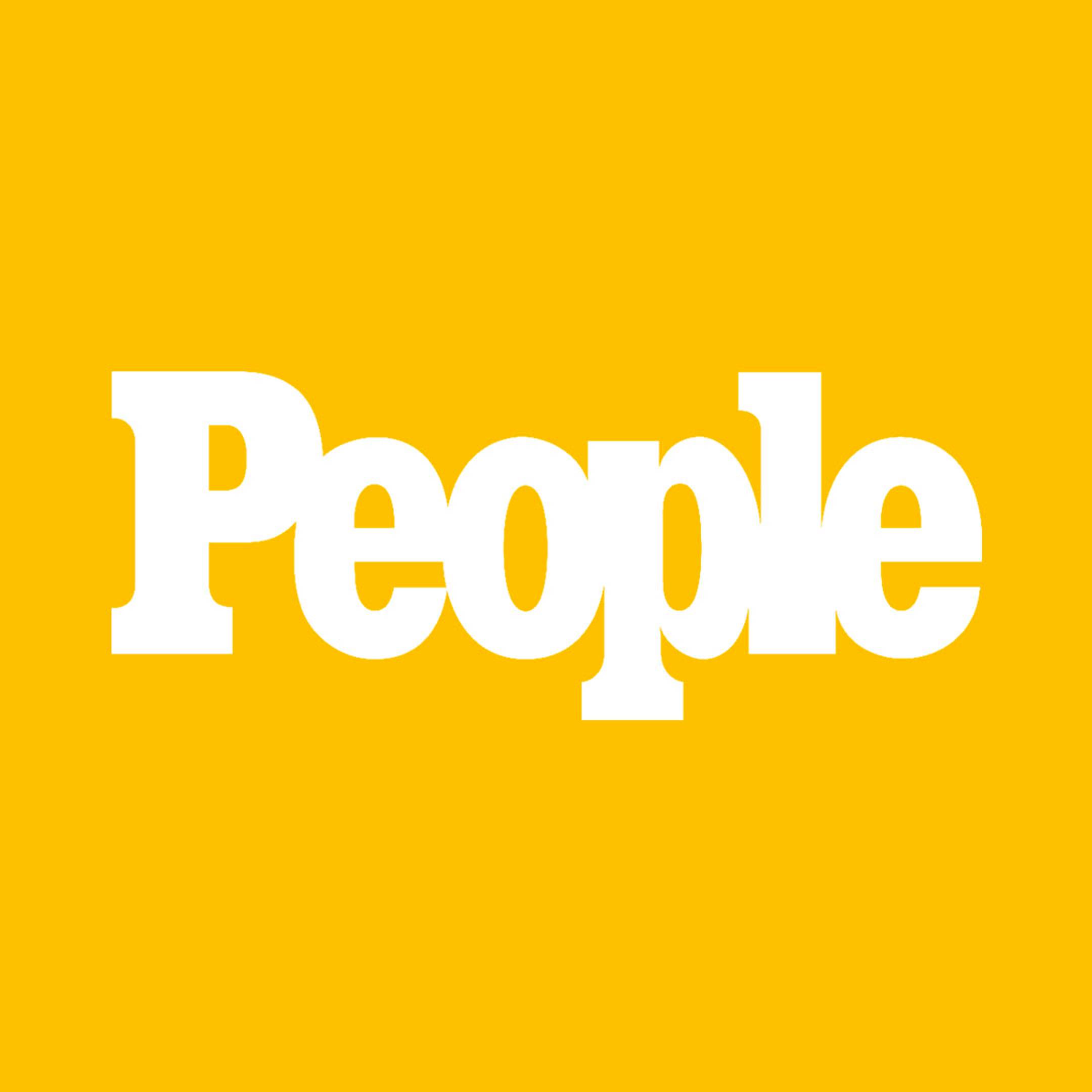 People Magazine logo on yellow background 