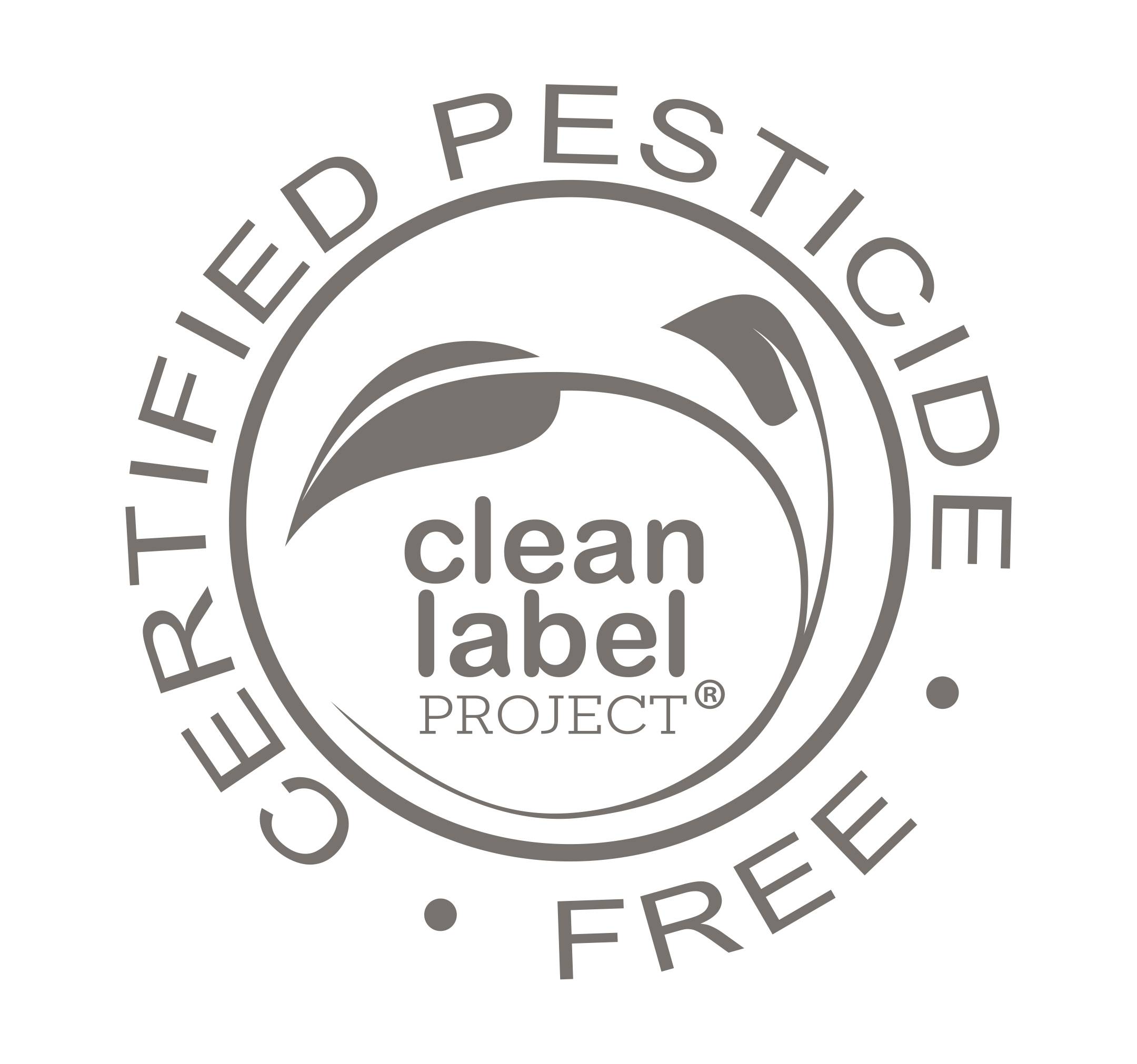 Clean Label Project Certified Pesticide Free logo