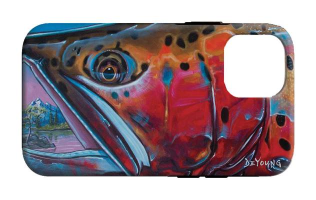 Fish Art iPhone Tough Case by Derek DeYoung (iPhone 12 & 13)